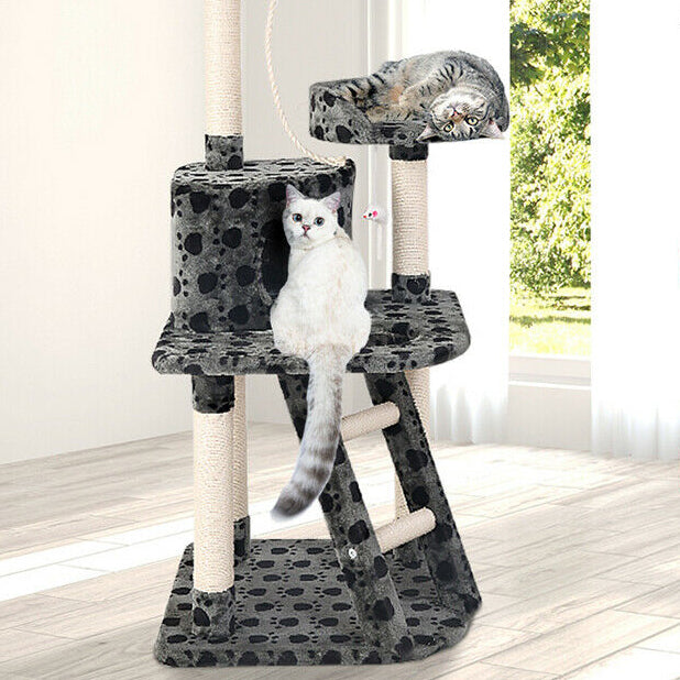 Premium Cat Treehouse 120cm - Home Insight