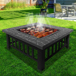 Outdoor Fire Pit with Grill