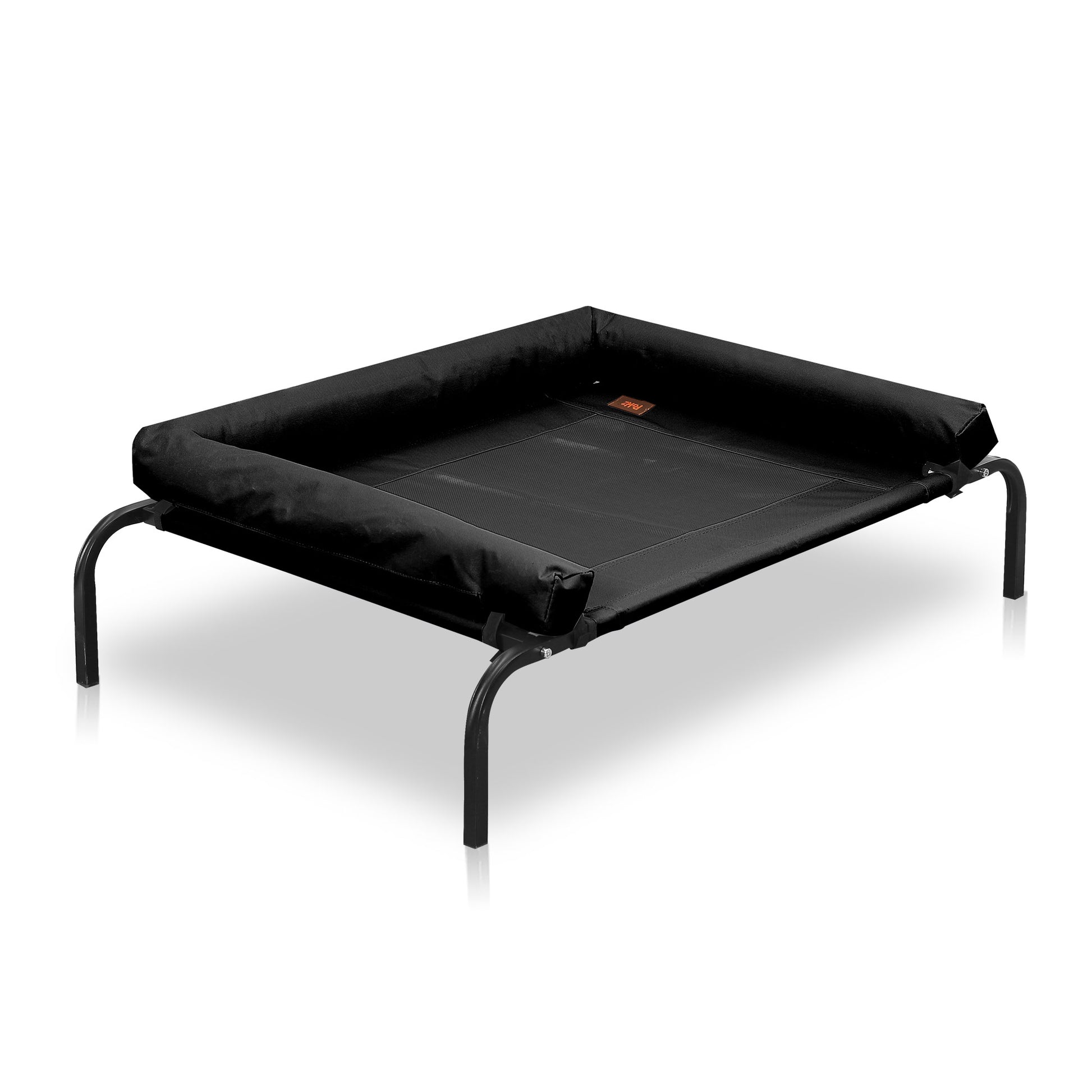 PaWz Small Black Heavy Duty Pet Bed Bolster Trampoline