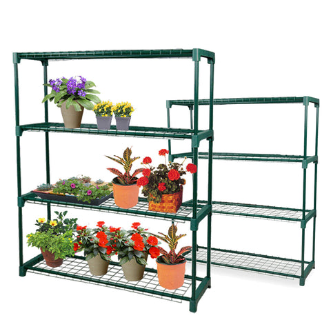 Wire Rack For Plants 2x Large Metal Plant Rack for Greenhouse or Garden Plants and Herbs ...