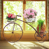 Bike Metal Plant Shelf - Home Insight