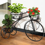 Bike Metal Plant Shelf - Home Insight