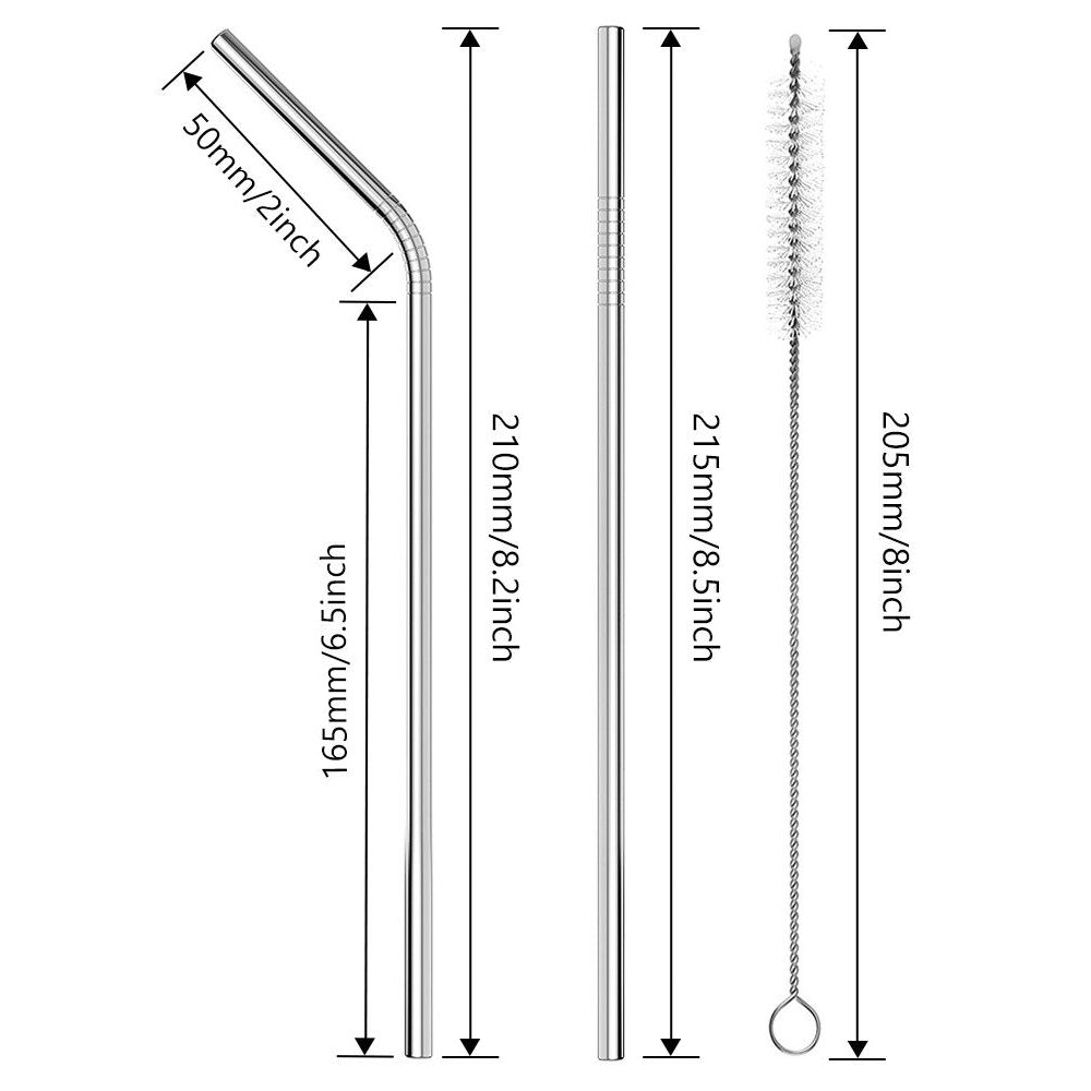 Metal Straws Set - Home Insight