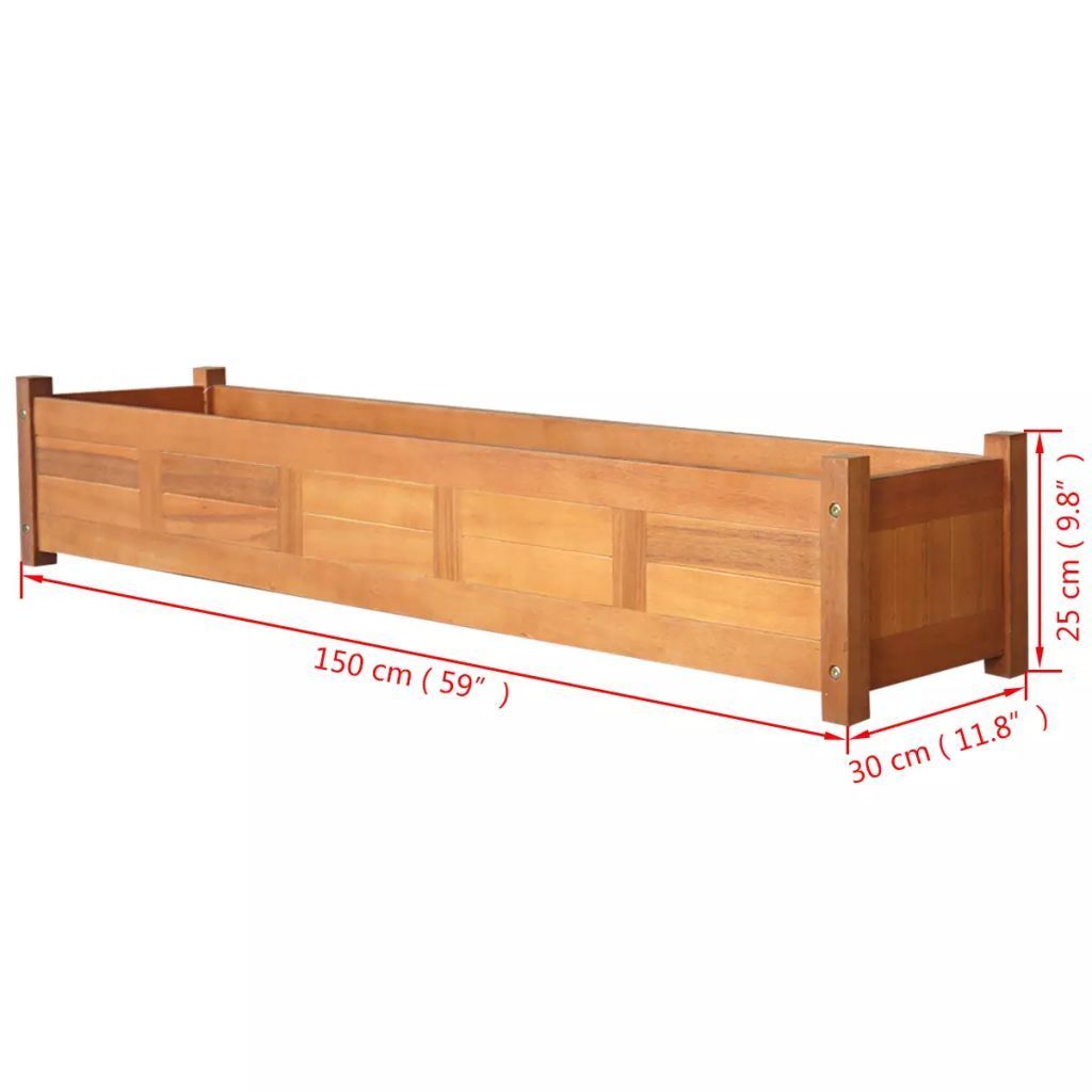 Planter Box - Acacia Wood - Home Insight