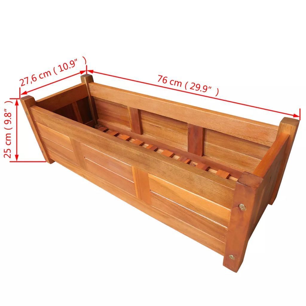Planter Box - Acacia Wood - Home Insight