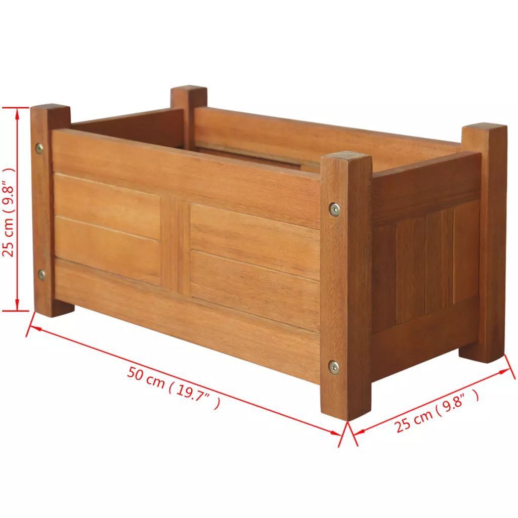 Planter Box - Acacia Wood - Home Insight