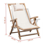 Bamboo Deck Chair - Home Insight